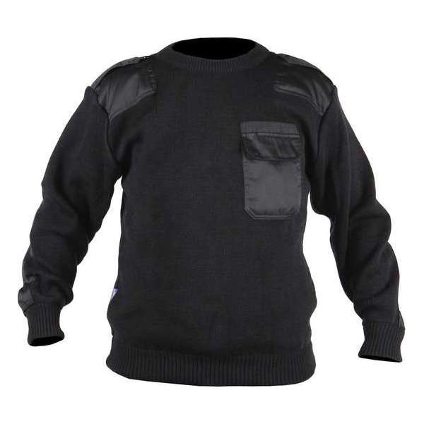 STØRVIK Commandotrui Acryl / Wol Heren Zwart - Maat 2XL - DAMPIER STØRVIK Commandotrui Acryl / Wol Heren Zwart - Maat 2XL - DAMPIER