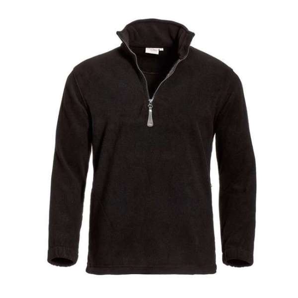 Santino fleece sweater Serfaus - Zwart - maat 3XL Santino fleece sweater Serfaus - Zwart - maat 3XL