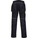 Portwest pw3 holster werkbroek t602 Zwart +gratis kniestukken  Maat 34 / EU: 50 / FR: 44
