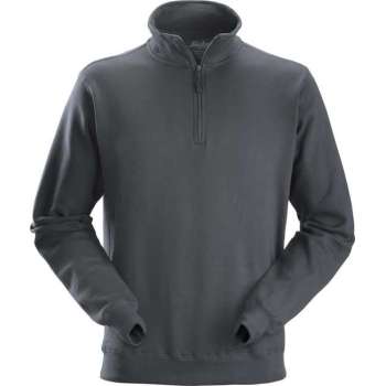 Snickers ½ Zip sweatshirt - Workwear - 2818 - staalgrijs - maat M