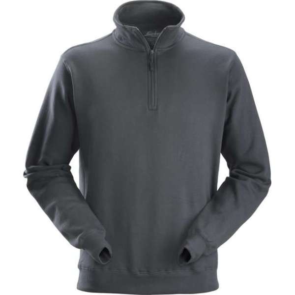 Snickers ½ Zip sweatshirt - Workwear - 2818 - staalgrijs - maat M Snickers ½ Zip sweatshirt - Workwear - 2818 - staalgrijs - maat M