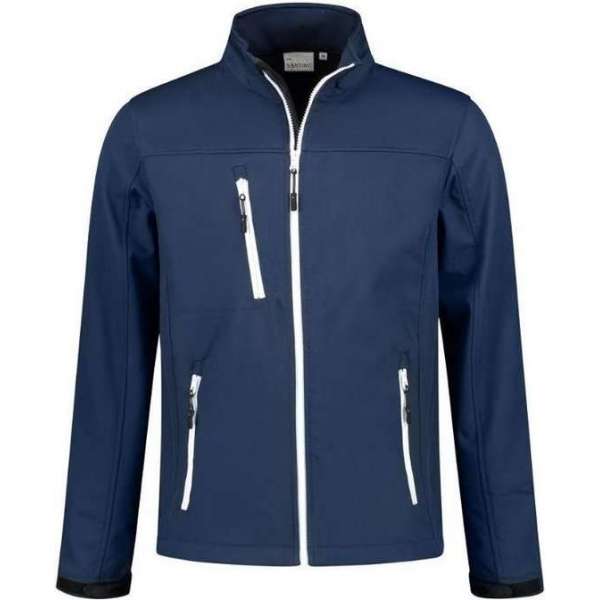 Santino Soul Softshell Jas Marineblauw XL Santino Soul Softshell Jas Marineblauw XL