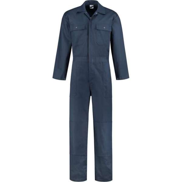 GAEVE Overall 100% katoen met kniezakken navy maat 46 GAEVE Overall 100% katoen met kniezakken navy maat 46