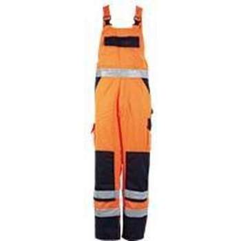 MASCOT veiligheidsbroek Barras, oranje/marine, maat 60