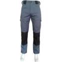 Yoworkwear Werkbroek katoen/polyester grijs-zwart maat 54