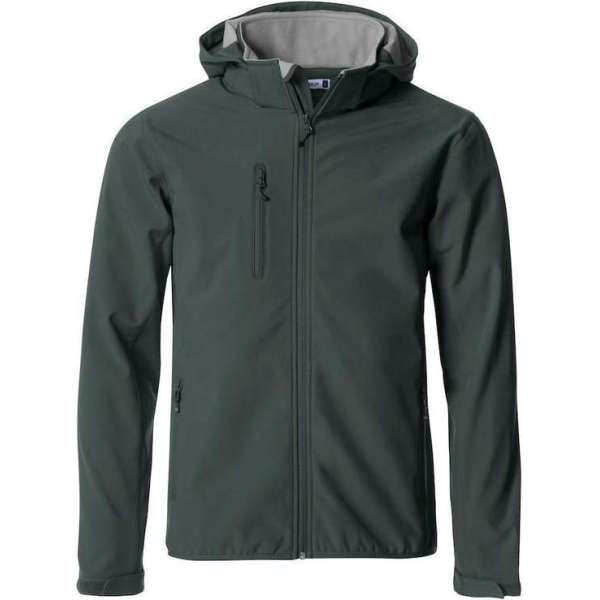 Clique Basic Hoody Softshell Jacket 020912 - Mannen - Pistol - S Clique Basic Hoody Softshell Jacket 020912 - Mannen - Pistol - S