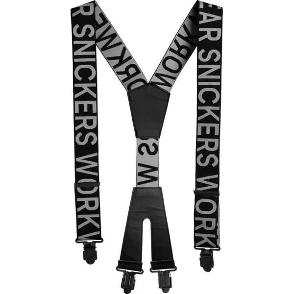 Snickers Workwear Bretels met Logo Grijs Snickers Workwear Bretels met Logo Grijs