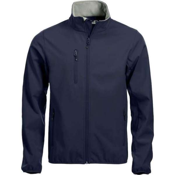 Clique Basic Softshell Jas Heren Donker Navy maat M Clique Basic Softshell Jas Heren Donker Navy maat M