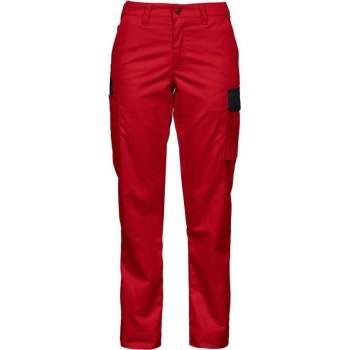 Projob Prio Dames Werkbroek - Rood - 2519 - maat 36