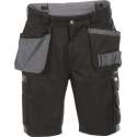 Dassy Monza Tweekleurige holsterzakkenshort 250012 - Zwart/Cementgrijs - 62