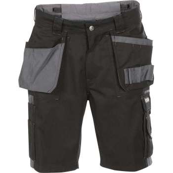 Dassy Monza Tweekleurige holsterzakkenshort 250012 - Zwart/Cementgrijs - 62