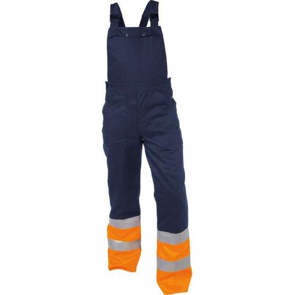 Tuinbroeken BASIC LINE ANNECY Tuinbroek Oranje/Marineblauw53 Tuinbroeken BASIC LINE ANNECY Tuinbroek Oranje/Marineblauw53