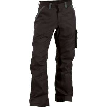 Dassy Stark Canvas werkbroek 200721 - binnenbeenlengte Standaard (81-86 cm) - Zwart/Antracietgrijs - 50