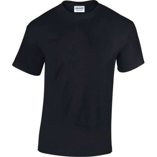 Gildan Heavy Cotton T-shirt 180 GSM, Kleur Zwart, Maat L (6 Stuks) Gildan Heavy Cotton T-shirt 180 GSM, Kleur Zwart, Maat L (6 Stuks)