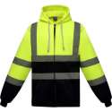 RWS vest, met rits en capuchon, S t/m 3XL XXL Geel/Marineblauw