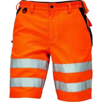 Korte werkbroek Knoxfield Hi-vis oranje maat 54