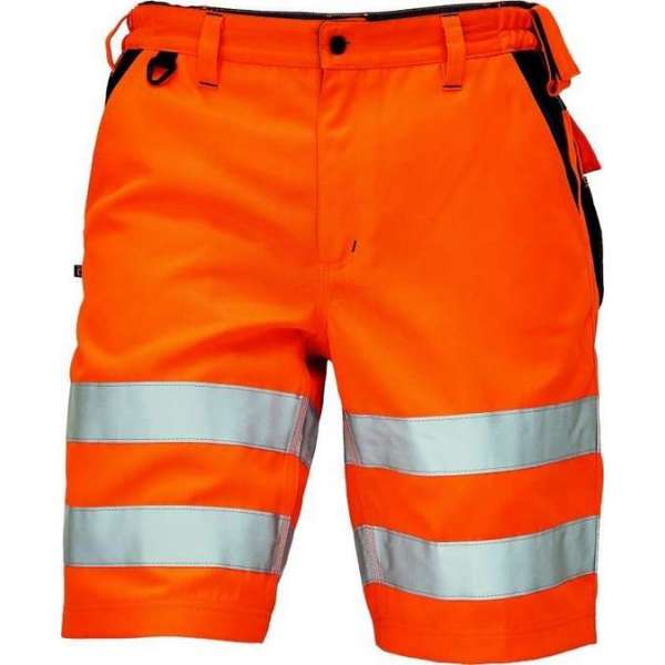 Korte werkbroek Knoxfield Hi-vis oranje maat 54