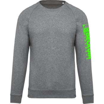 Beckum Workwear EBTR05 Sweater met logo Heather Grey S
