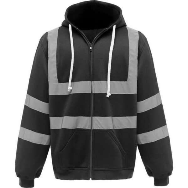 RWS vest, met rits en capuchon, S t/m 3XL XXL Zwart RWS vest, met rits en capuchon, S t/m 3XL XXL Zwart