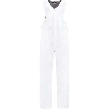 EM Kitchen Food bodybroek Polyester / Katoen Wit Maat 54