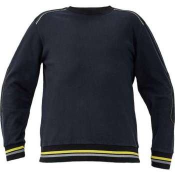 Knoxfield sweater antraciet/geel L