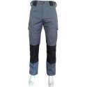 Yoworkwear Werkbroek katoen/polyester grijs-zwart maat 46