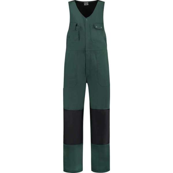 EM Workwear Bodybroek katoen/polyester flessengroen maat 64 EM Workwear Bodybroek katoen/polyester flessengroen maat 64