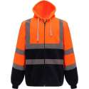 RWS vest, met rits en capuchon, S t/m 3XL M Marineblauw/Oranje