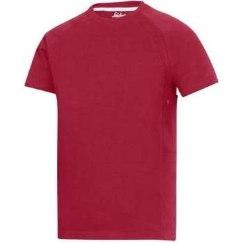 Snickers t-shirt 2504 rood maat L