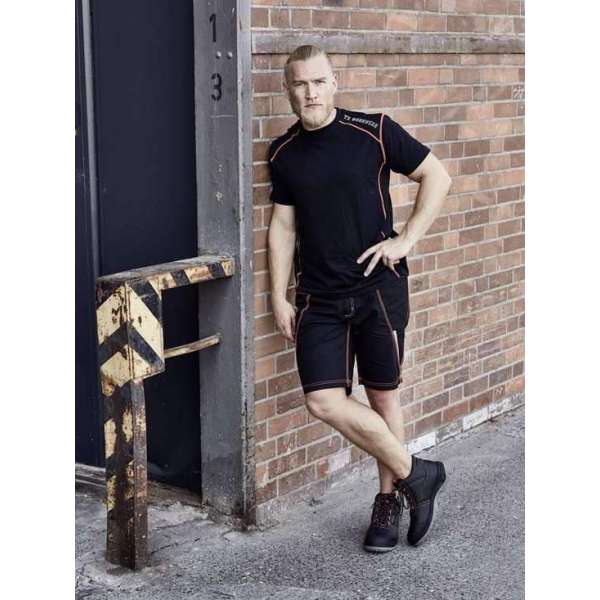 TERRAX WORKWEAR Werkbroek shorts zwart/rood maat 58 TERRAX WORKWEAR Werkbroek shorts zwart/rood maat 58