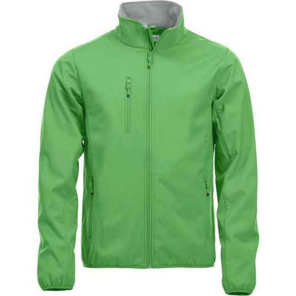 Clique Basic Softshell Jas Heren Appelgroen maat XS Clique Basic Softshell Jas Heren Appelgroen maat XS