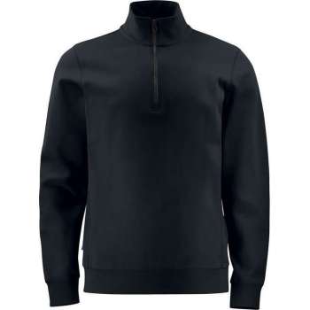 Projob Sweater met halve ritssluiting 642128 Zwart - Maat S