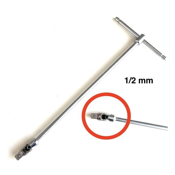 Mannelijk verstelbaar t-greep schroevendraaier - ½ mm Mannelijk verstelbaar t-greep schroevendraaier - ½ mm