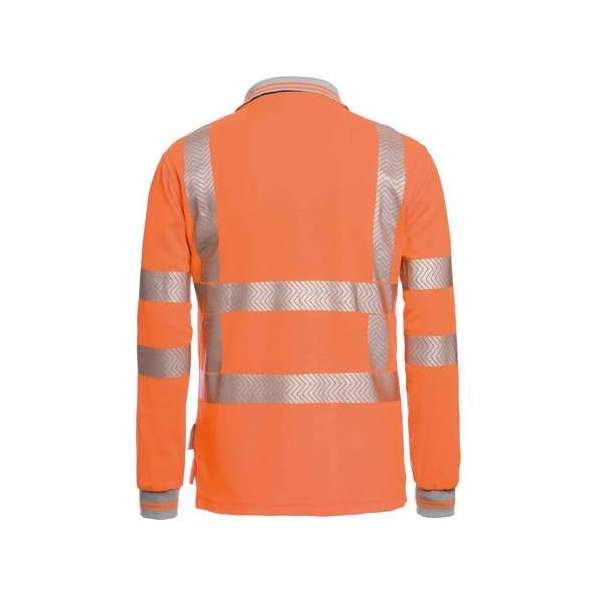 Santino Hivis poloshirt Vancouver - fluor oranje - maat XXL Santino Hivis poloshirt Vancouver - fluor oranje - maat XXL
