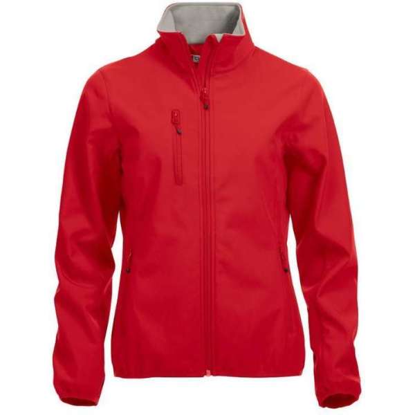 Clique Basic Softshell Jacket Ladies 020915 - Vrouwen - Rood - XXL Clique Basic Softshell Jacket Ladies 020915 - Vrouwen - Rood - XXL