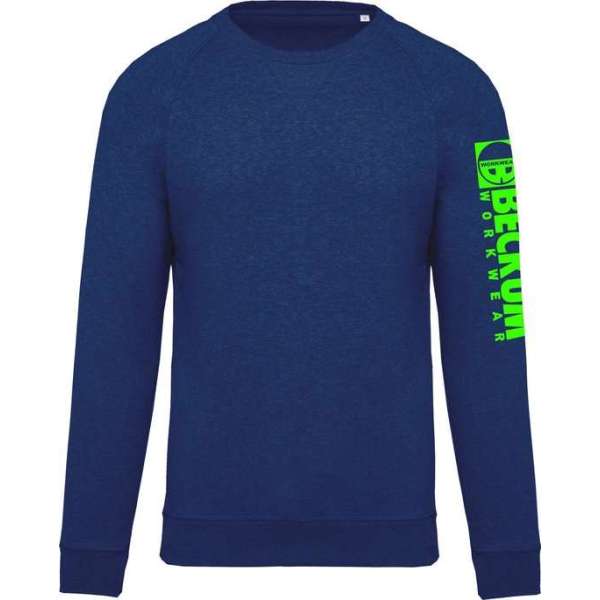 Beckum Workwear EBTR05 Sweater met logo Ocean Blue L Beckum Workwear EBTR05 Sweater met logo Ocean Blue L