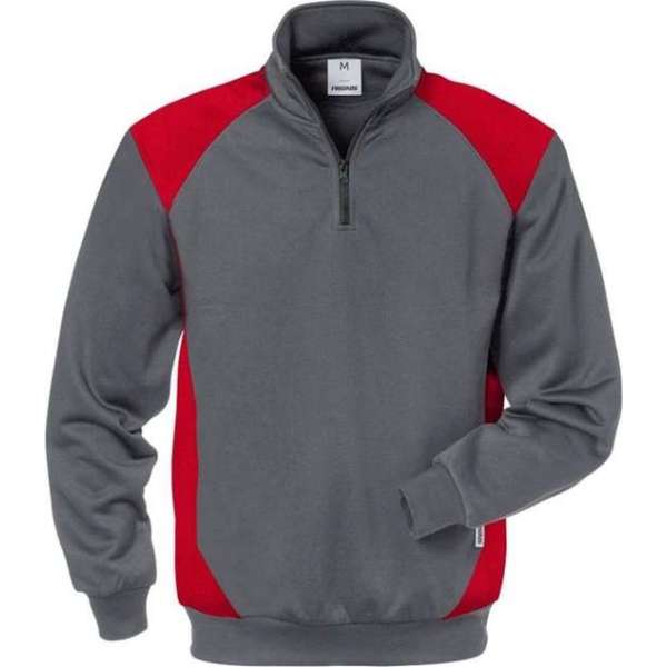 Fristads Sweater Met Korte Rits L Fristads Sweater Met Korte Rits L