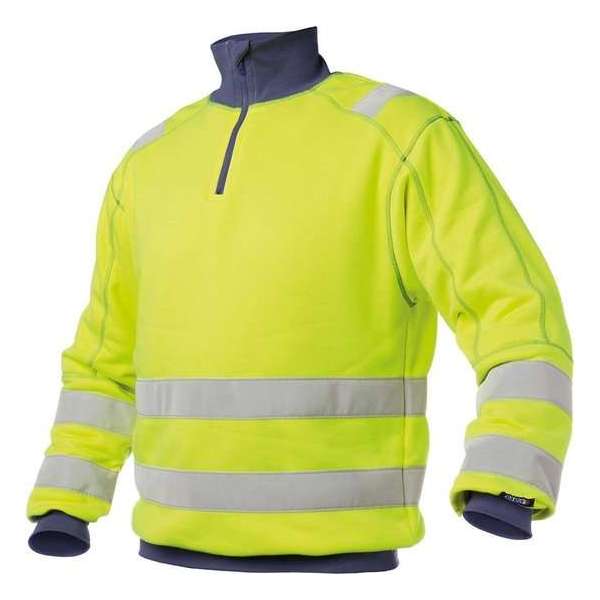 DASSY Denver Reflecterende Sweater Geel/Donkerblauw DASSY Denver Reflecterende Sweater Geel/Donkerblauw