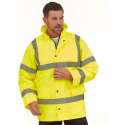 YOKO- JACKET - REFLECTIEF - REGENJAS - VEILIGHEIDSJAS - MET CAPUCHON - 3XL