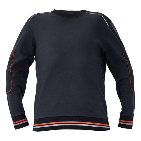 Knoxfield sweater antraciet/rood 2XL Knoxfield sweater antraciet/rood 2XL