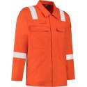 Dapro Roughneck Multinorm Zomer Jas - Maat 62 - Oranje - Vlamvertragend , antistatisch , vlamboog en lasnorm
