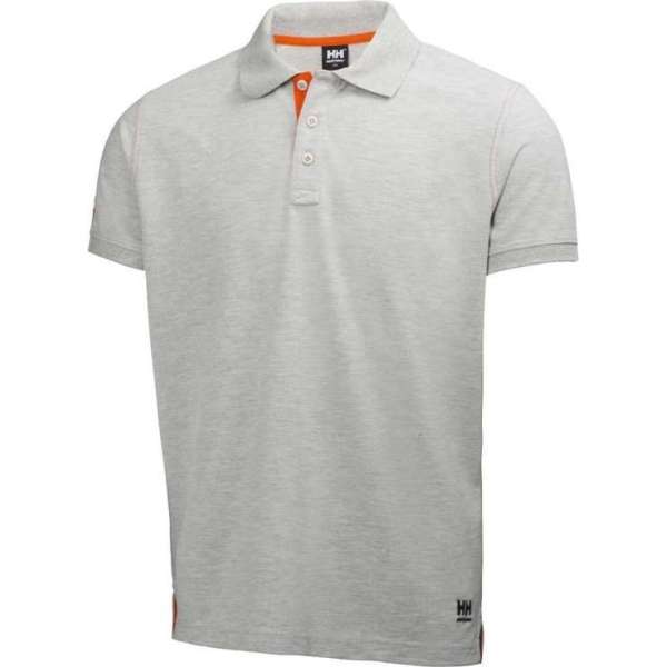 Helly Hansen Oxford Polo Grijs Melange Helly Hansen Oxford Polo Grijs Melange