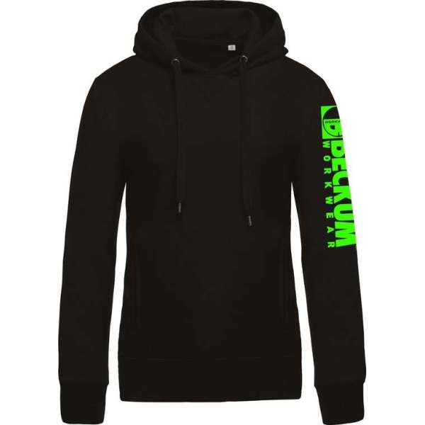 Beckum Workwear EBTR06 Hooded sweater met logo Zwart M Beckum Workwear EBTR06 Hooded sweater met logo Zwart M