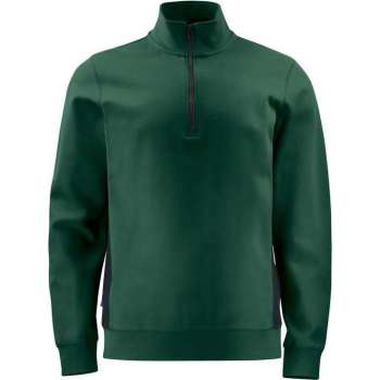 Projob Sweater met halve ritssluiting 642128 Woudgroen - Maat 3XL