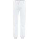 EM Workwear Foodbroek polyester/katoen met manchetten wit maat 46