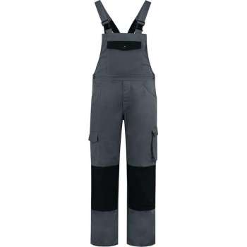 Yoworkwear Tuinbroek katoen/polyester grijs-zwart maat 54