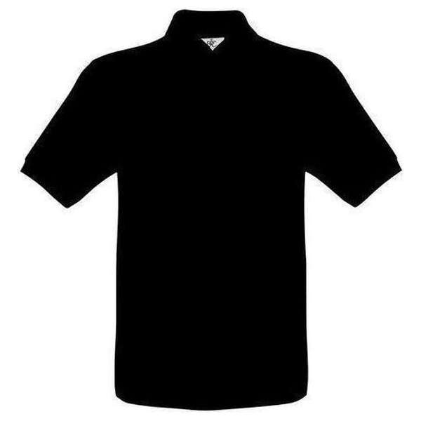 Polo B&C Safran Pocket Kleur Black Maat L (onbedrukt - 2 stuks) Polo B&C Safran Pocket Kleur Black Maat L (onbedrukt - 2 stuks)