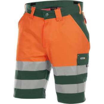 Dassy VENNA Korte Werkbroek Flessengroen/OranjeNL:53 BE:48