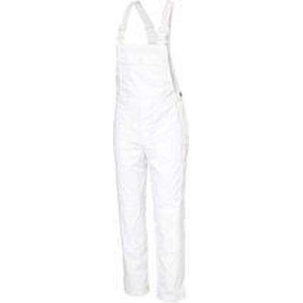 Ultimate Workwear - Amerikaanse Overall WANGEN (tuinbroek, BIB, bretelbroek) - polyester/katoen 245g/m2- Wit Ultimate Workwear - Amerikaanse Overall WANGEN (tuinbroek, BIB, bretelbroek) - polyester/katoen 245g/m2- Wit