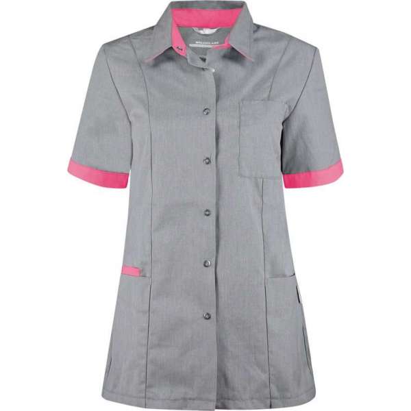 Haen / Ballyclare Dames Zorgjas Fijke Grey cross / Orient Pink - Maat S Haen / Ballyclare Dames Zorgjas Fijke Grey cross / Orient Pink - Maat S